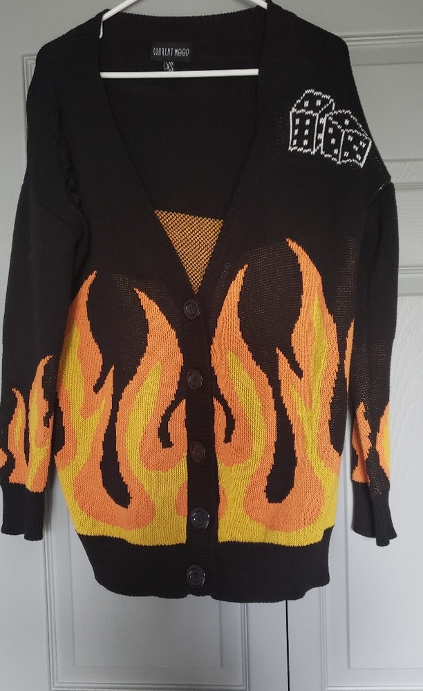 Dolls Kill Flame Cardigan